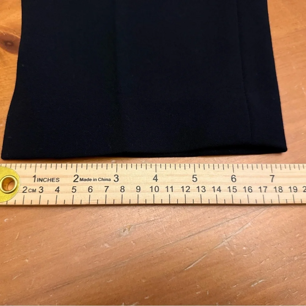 Escada Black Dress Pants Women’s 42 Wool Blend Pockets Straight Leg Bus Casual
